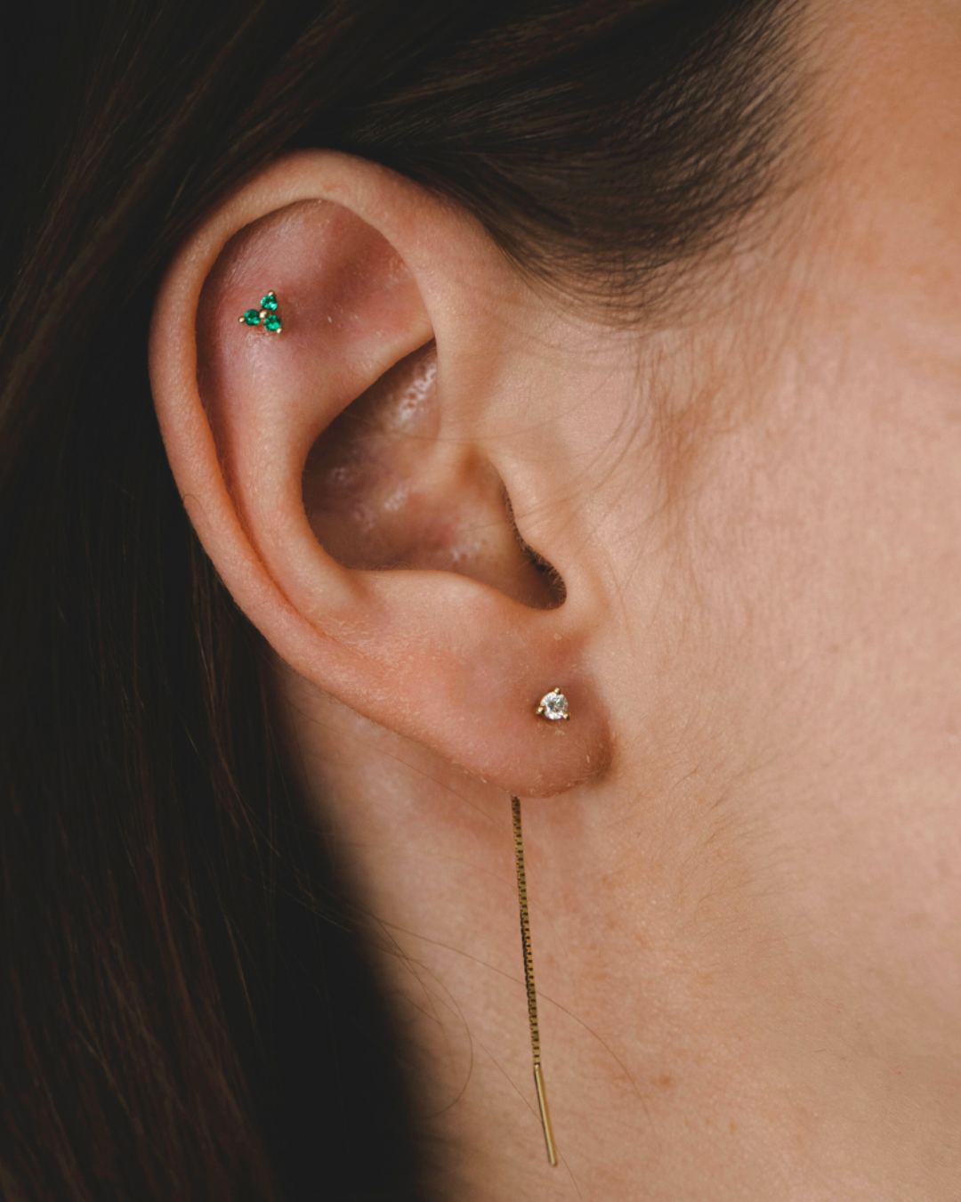 עגיל פירסינג גרייס אמרלד