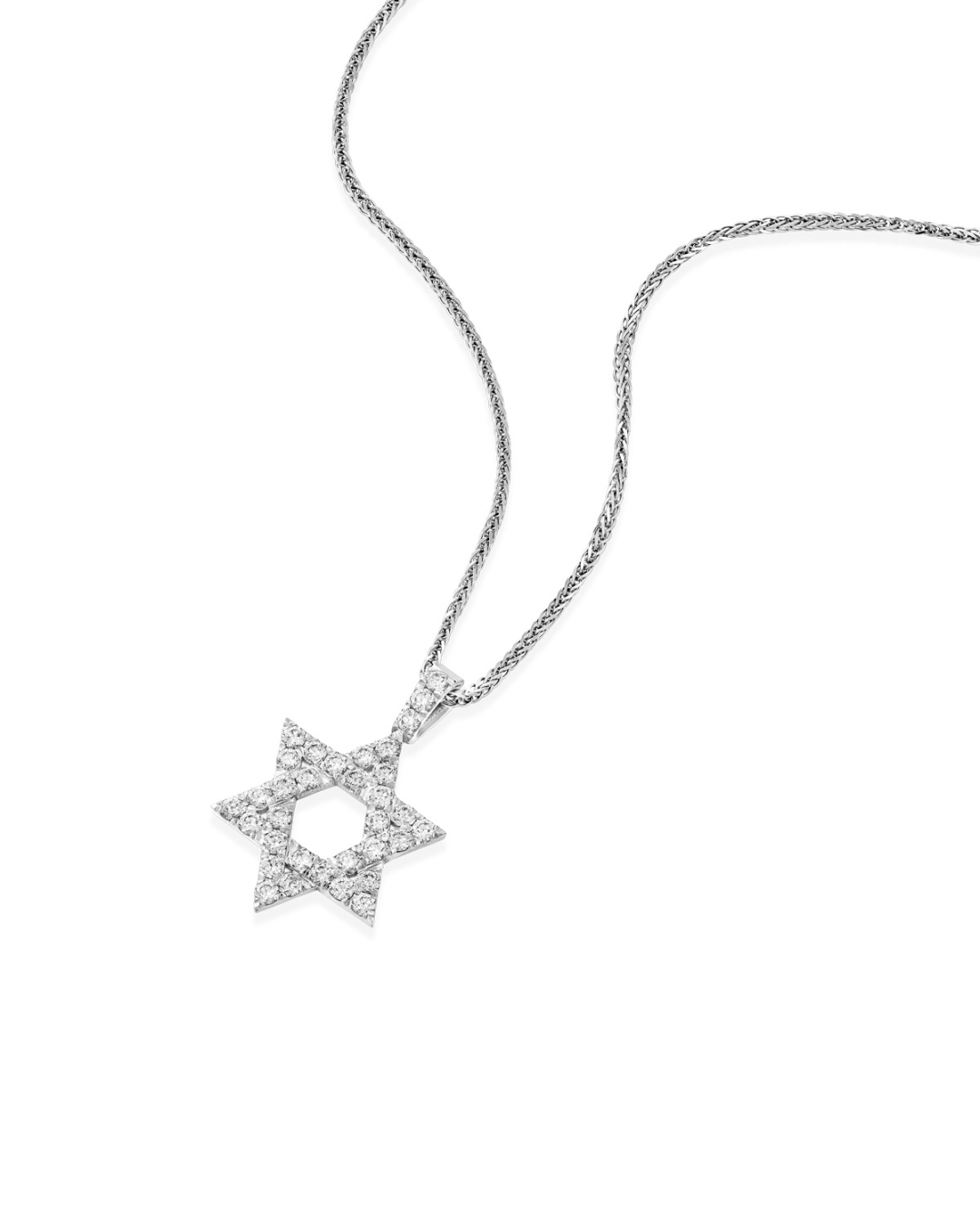 תליון מגן דוד יהושוע משובץ