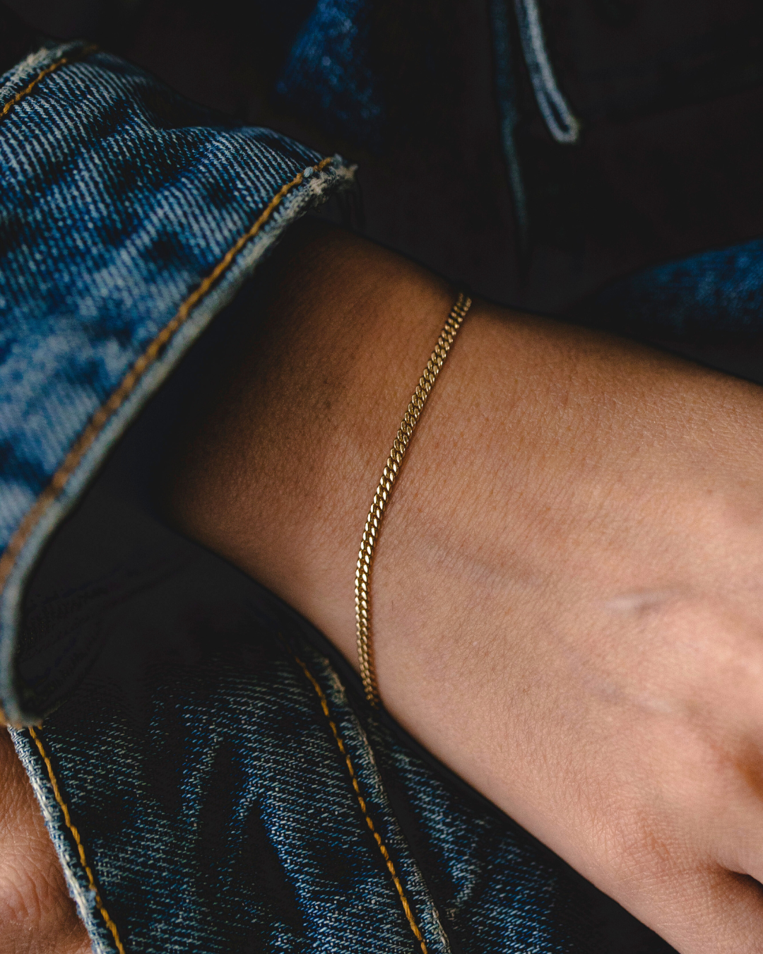 צמיד זהב מלאני