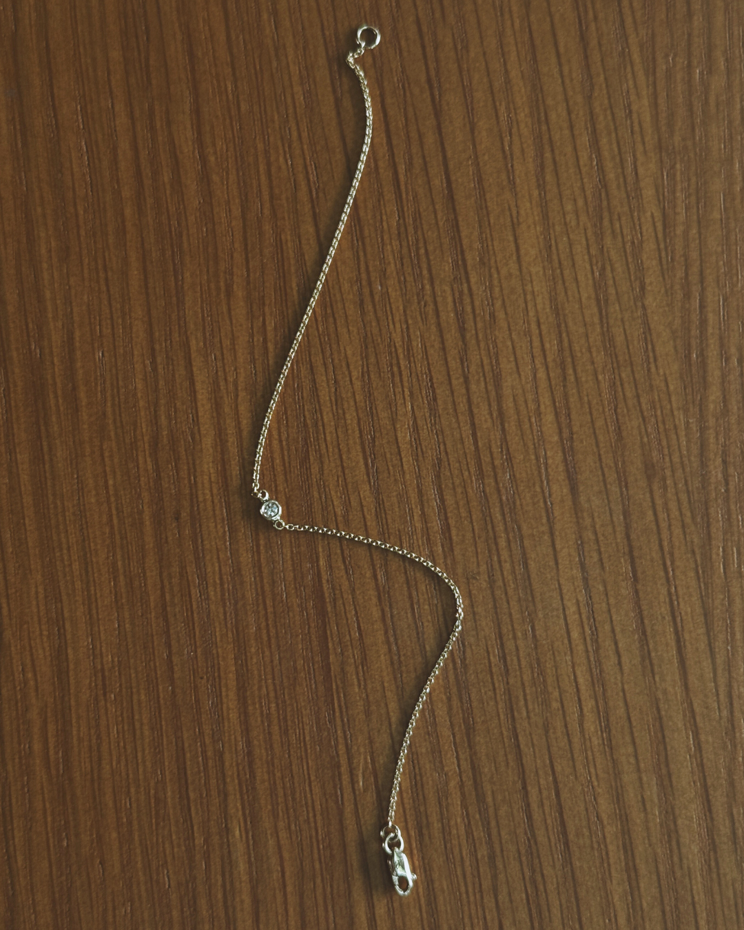 צמיד זהב אלכסיס יהלום 2 מ"מ