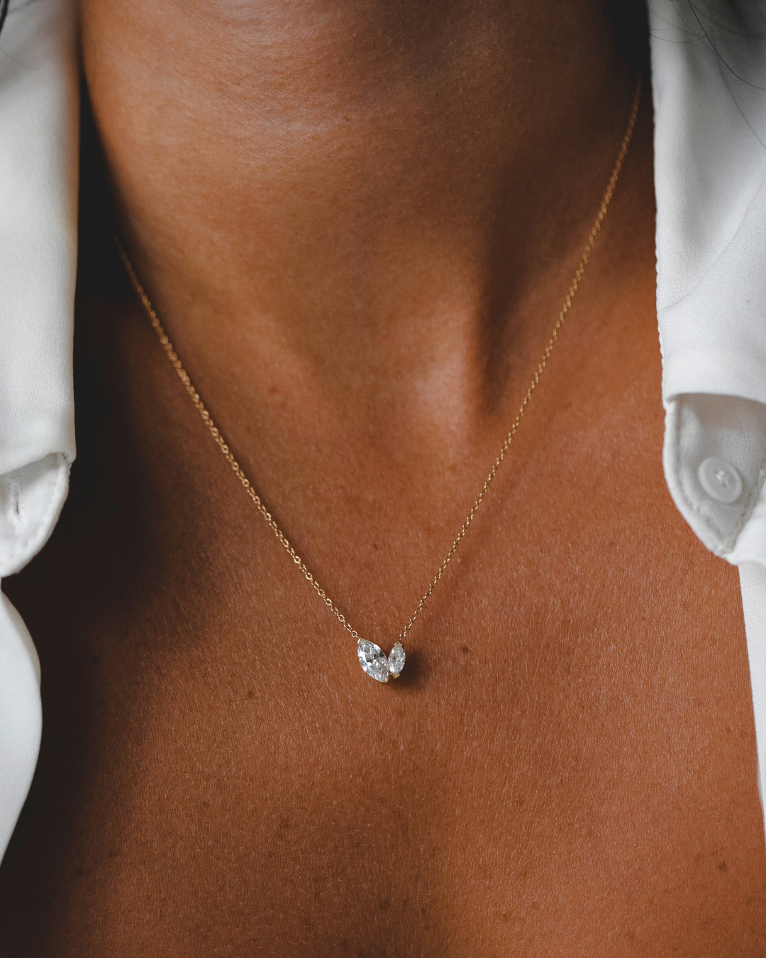 שרשרת מרקיזות יהלומי עבדה