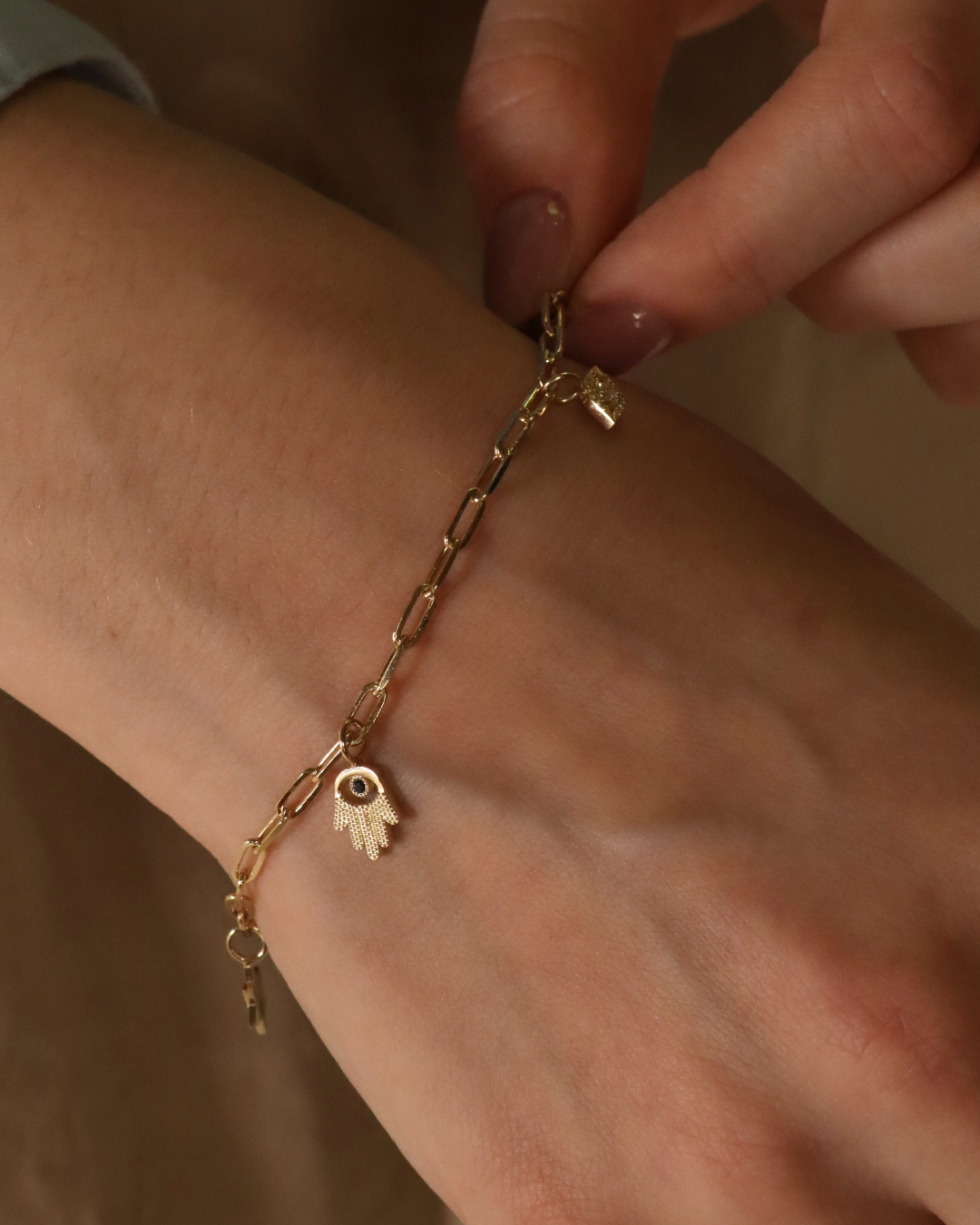 צמיד סטייפלס צ'ארמים אלין