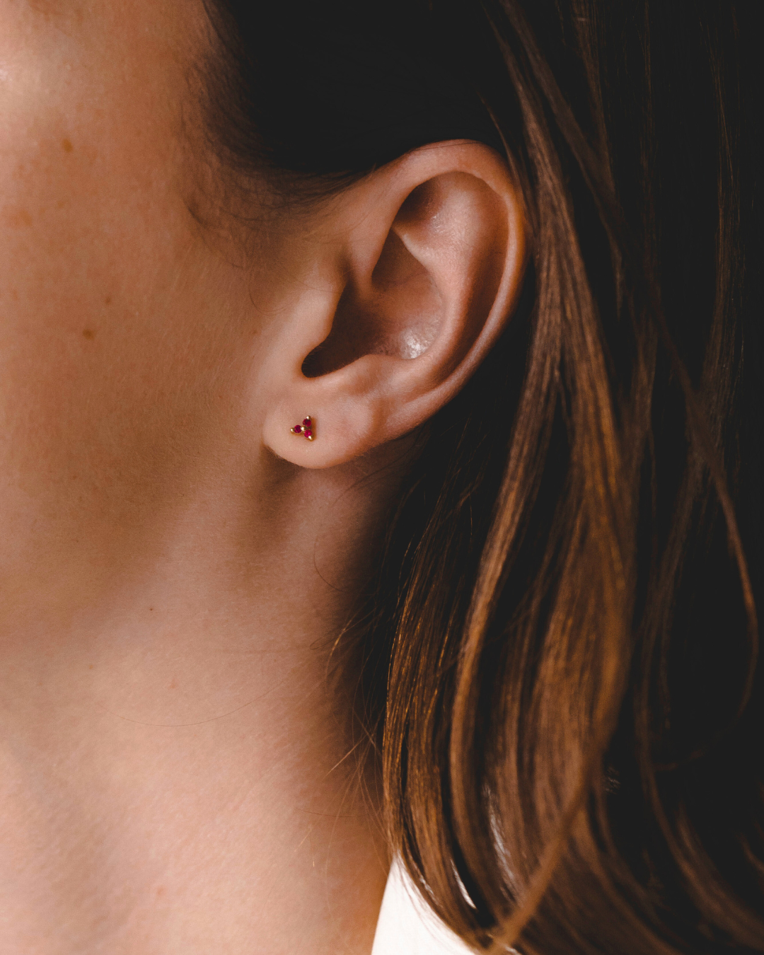 עגיל מיני גרייס רובי