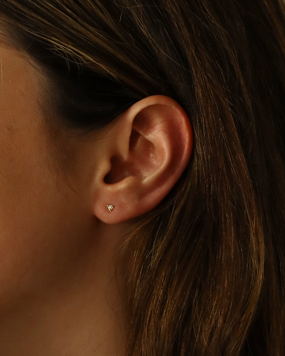 עגיל רות יהלום לבן