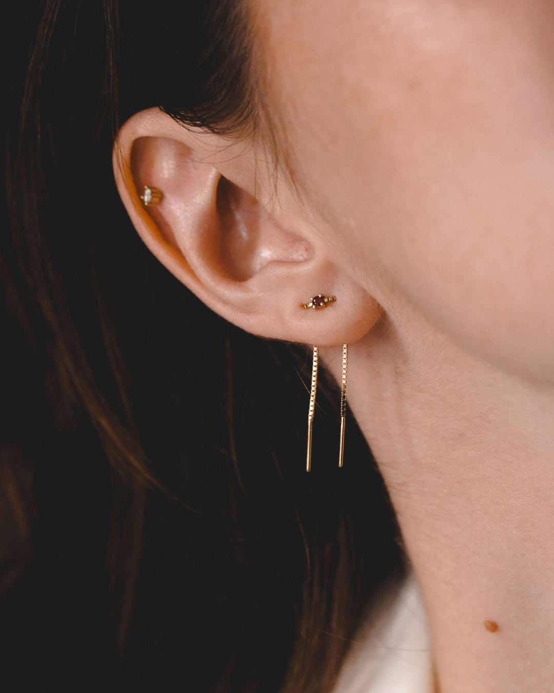 עגיל נינה רובי