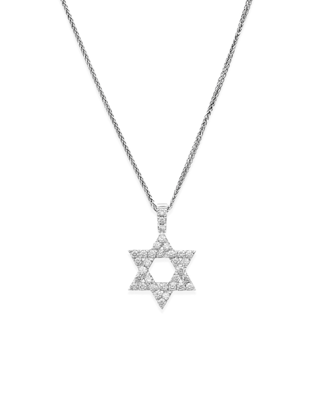 תליון מגן דוד יהושוע משובץ