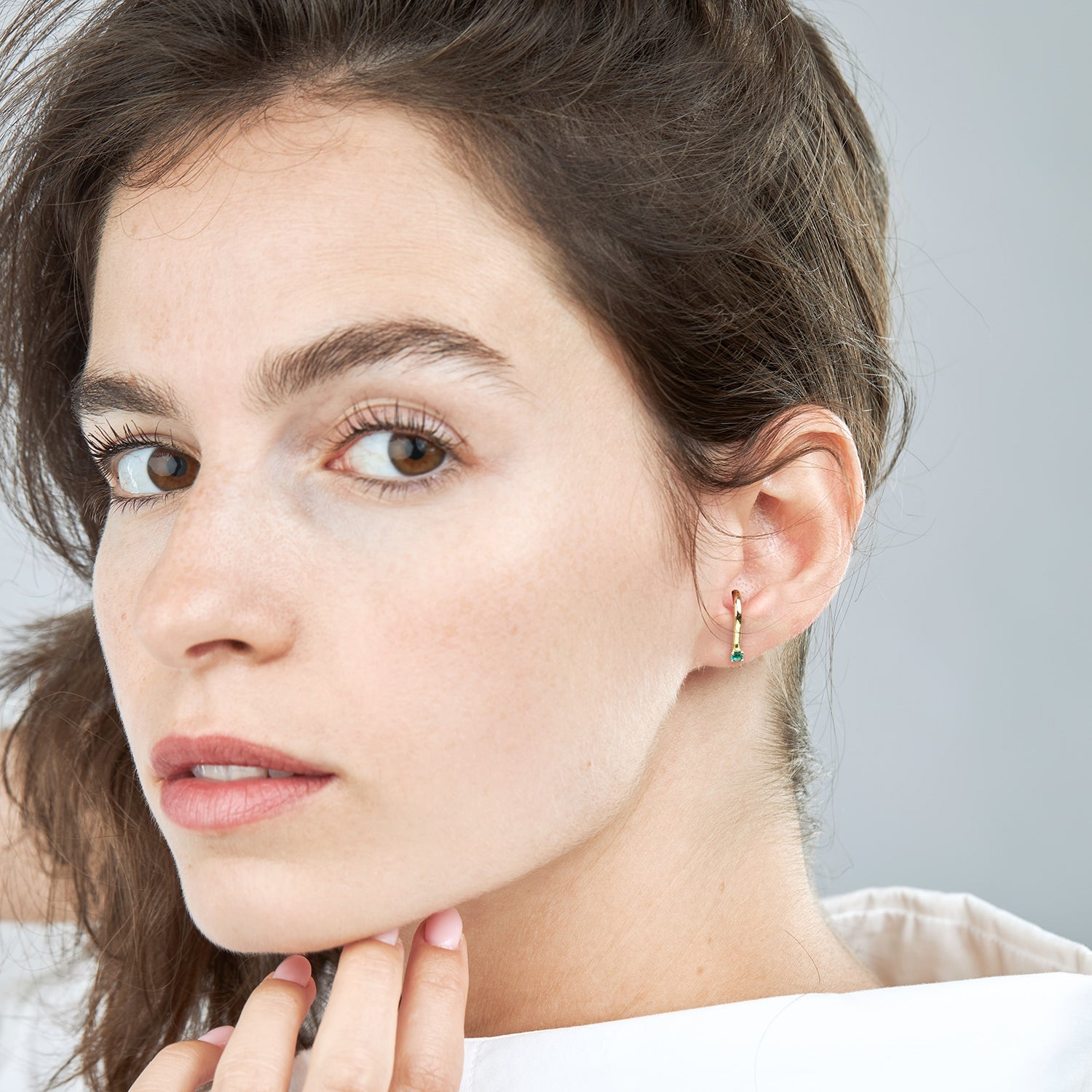 עגיל 14 - אמרלד