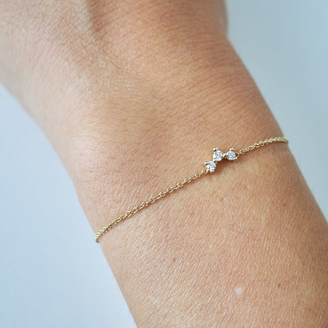 צמיד פרידה ואלכס יהלומים לבנים