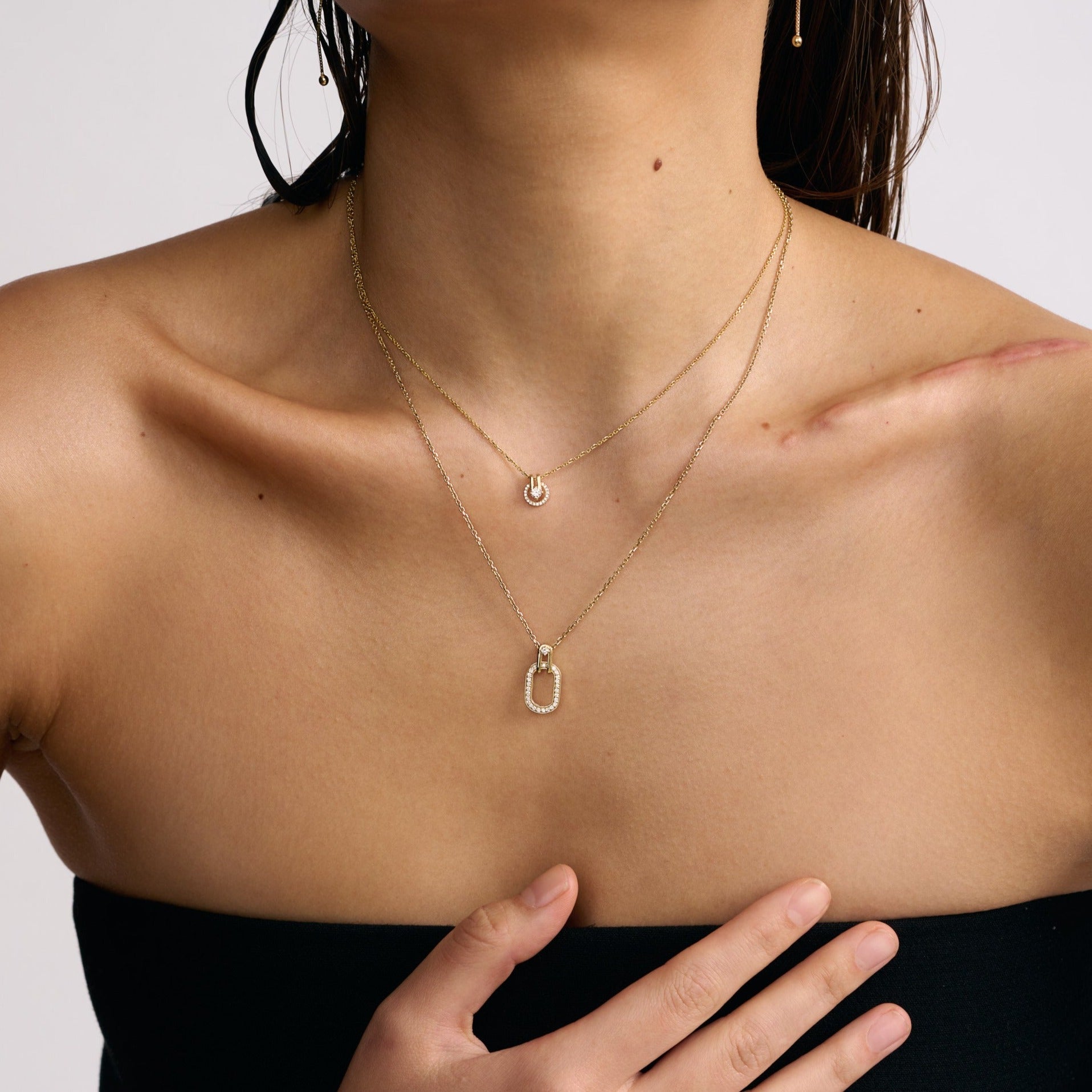 שרשרת 01 - יהלומים