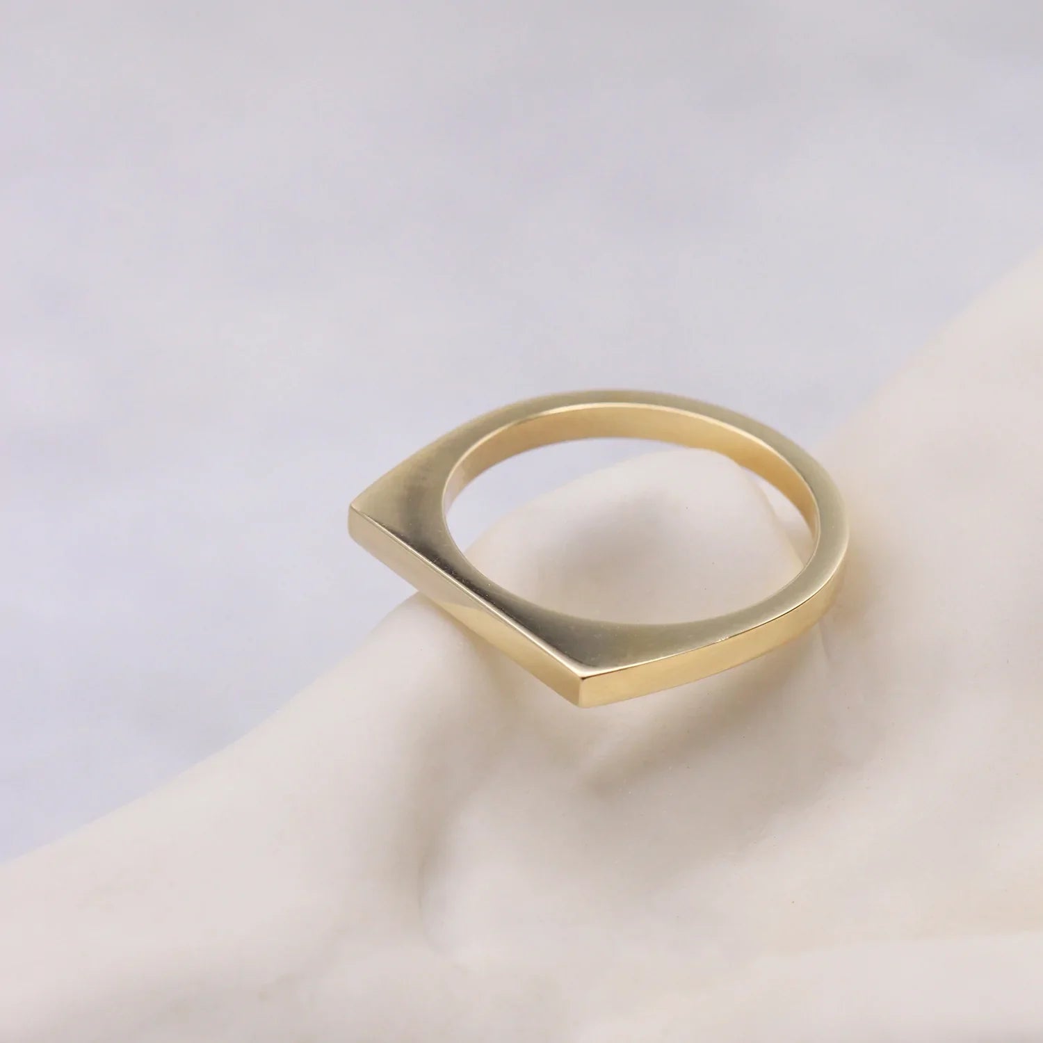 טבעת קארי חלקה