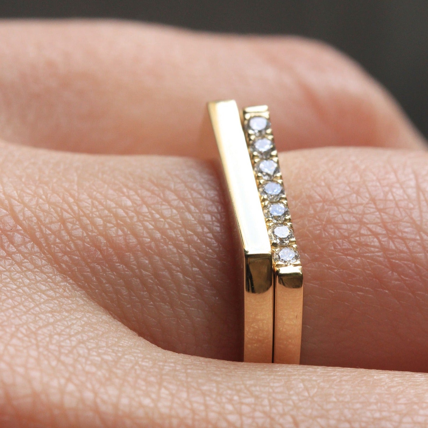 טבעת קארי חלקה