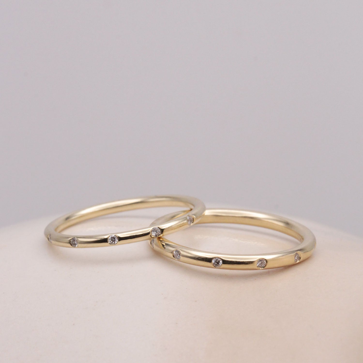 טבעת דונה זהב יהלומים לבנים