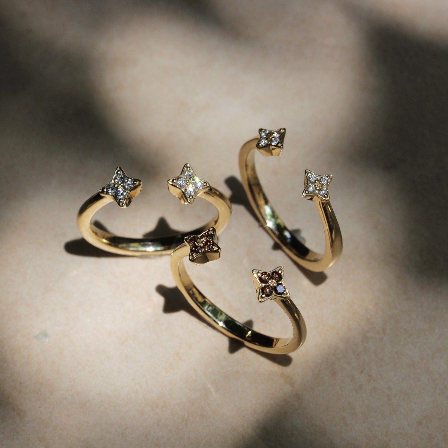 טבעת מרקורי יהלומים לבנים