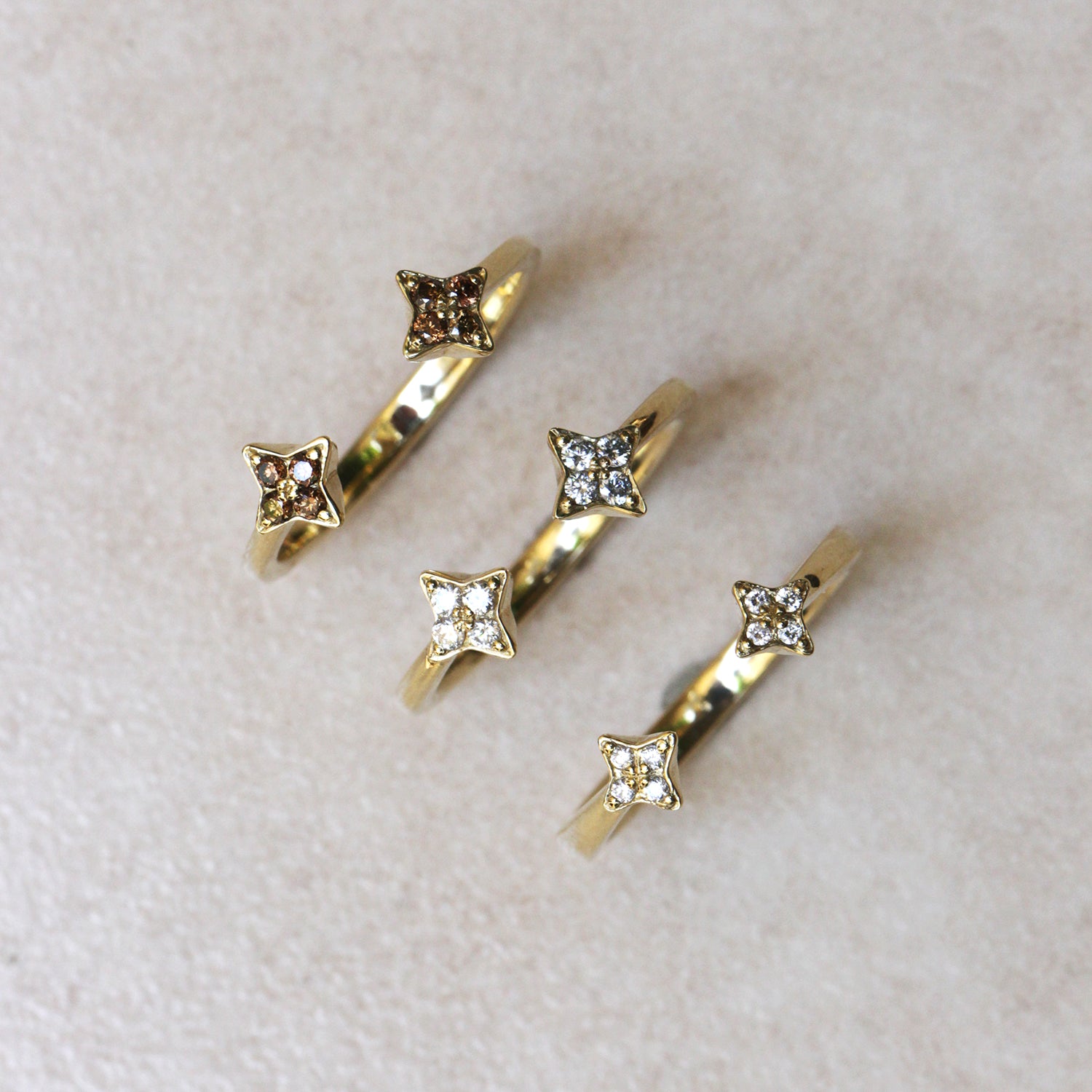 טבעת מרקורי יהלומים לבנים