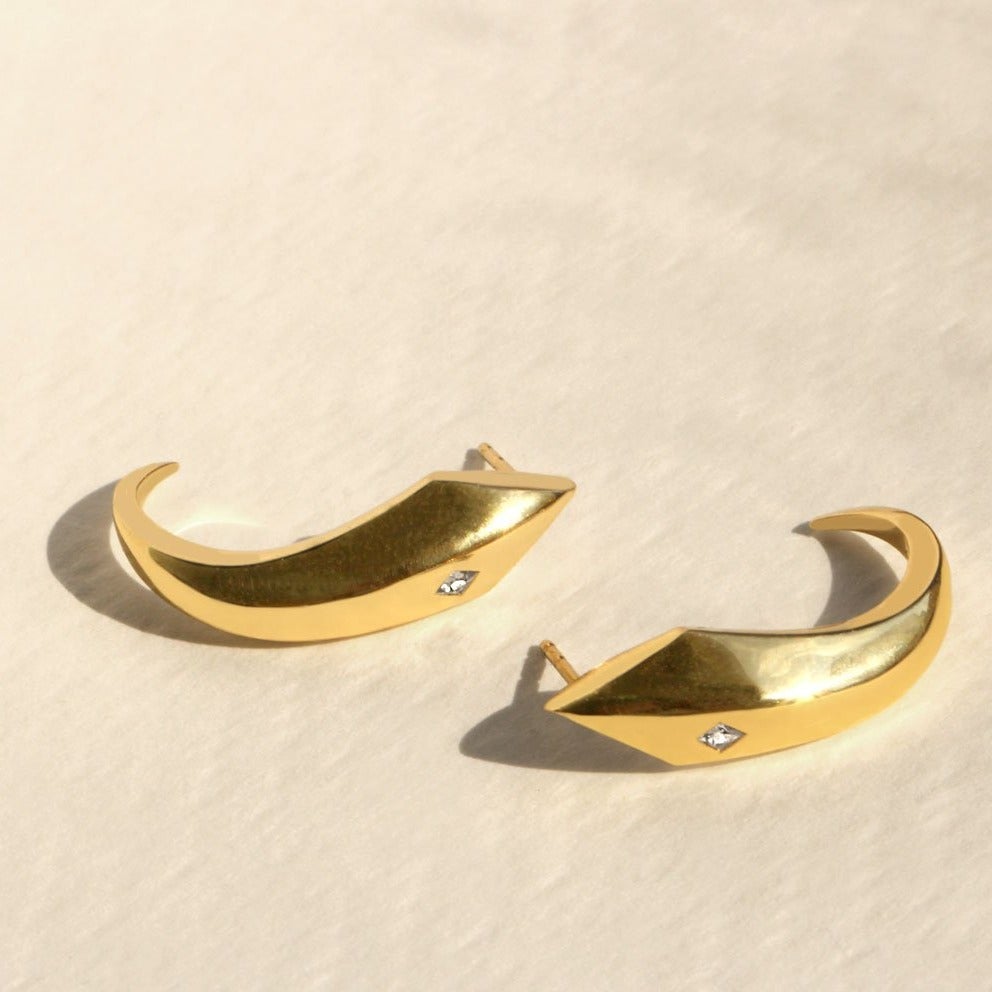 זוג עגילי סנואו