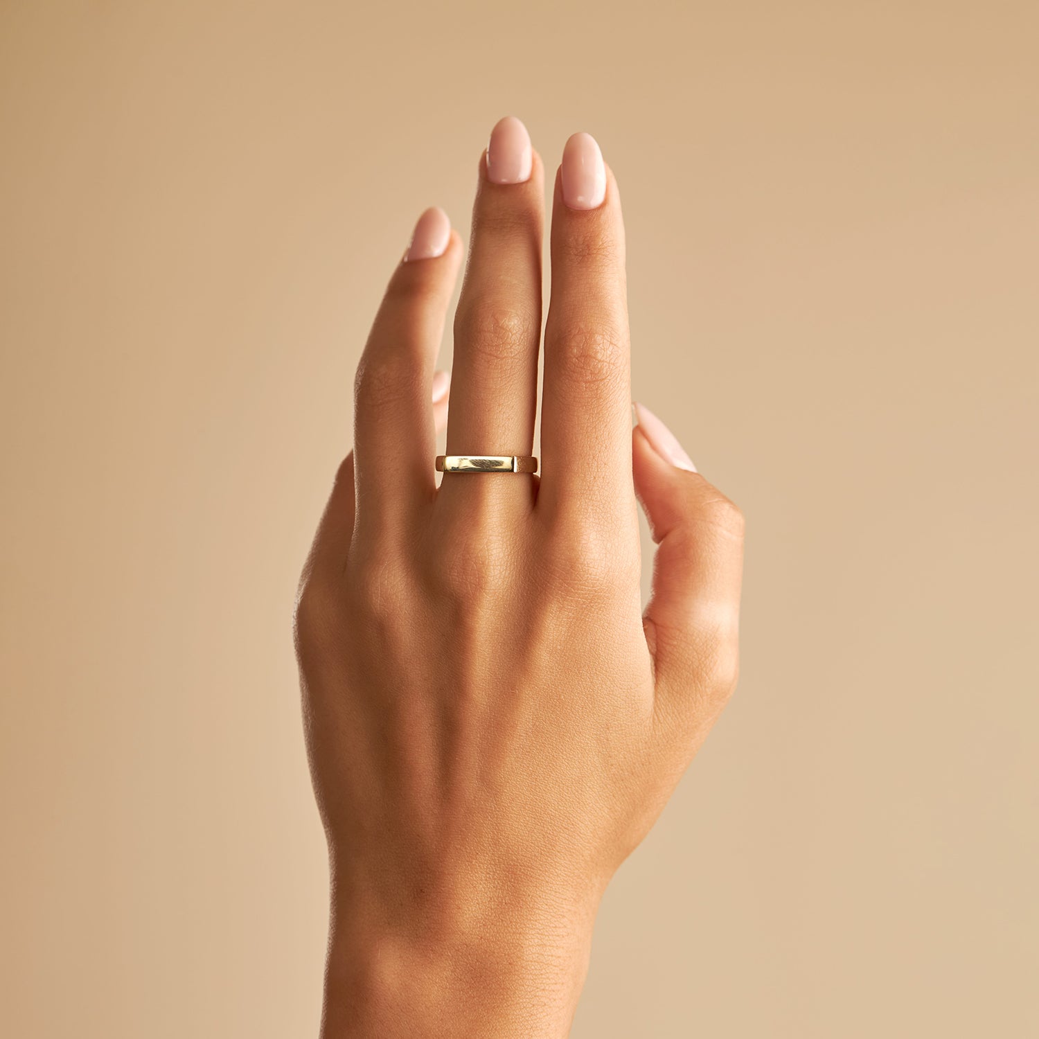 טבעת שרלוט חלקה