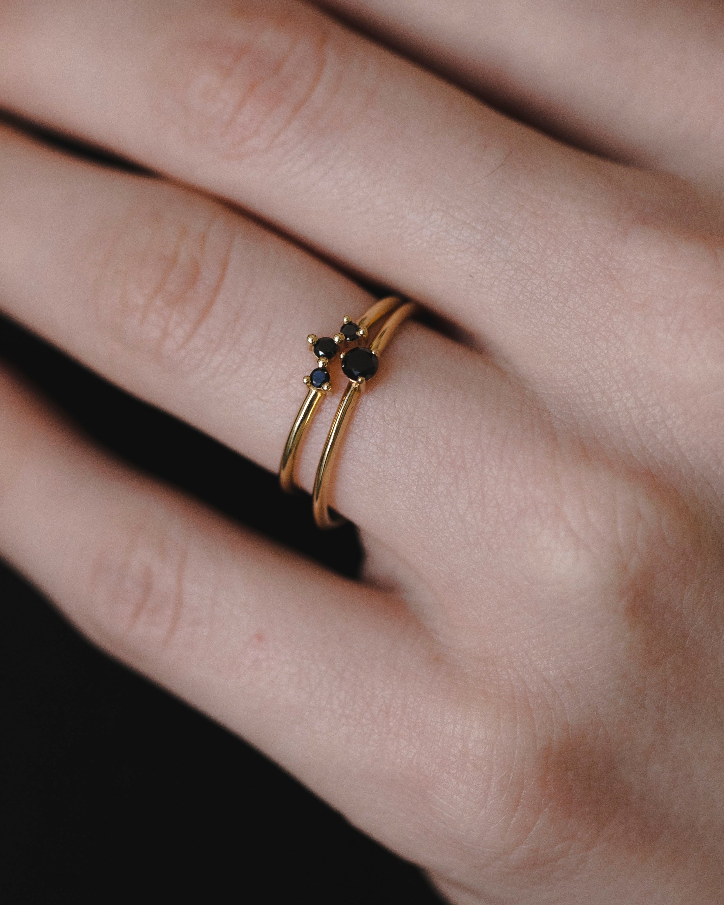 טבעת קאלו יהלום שחור