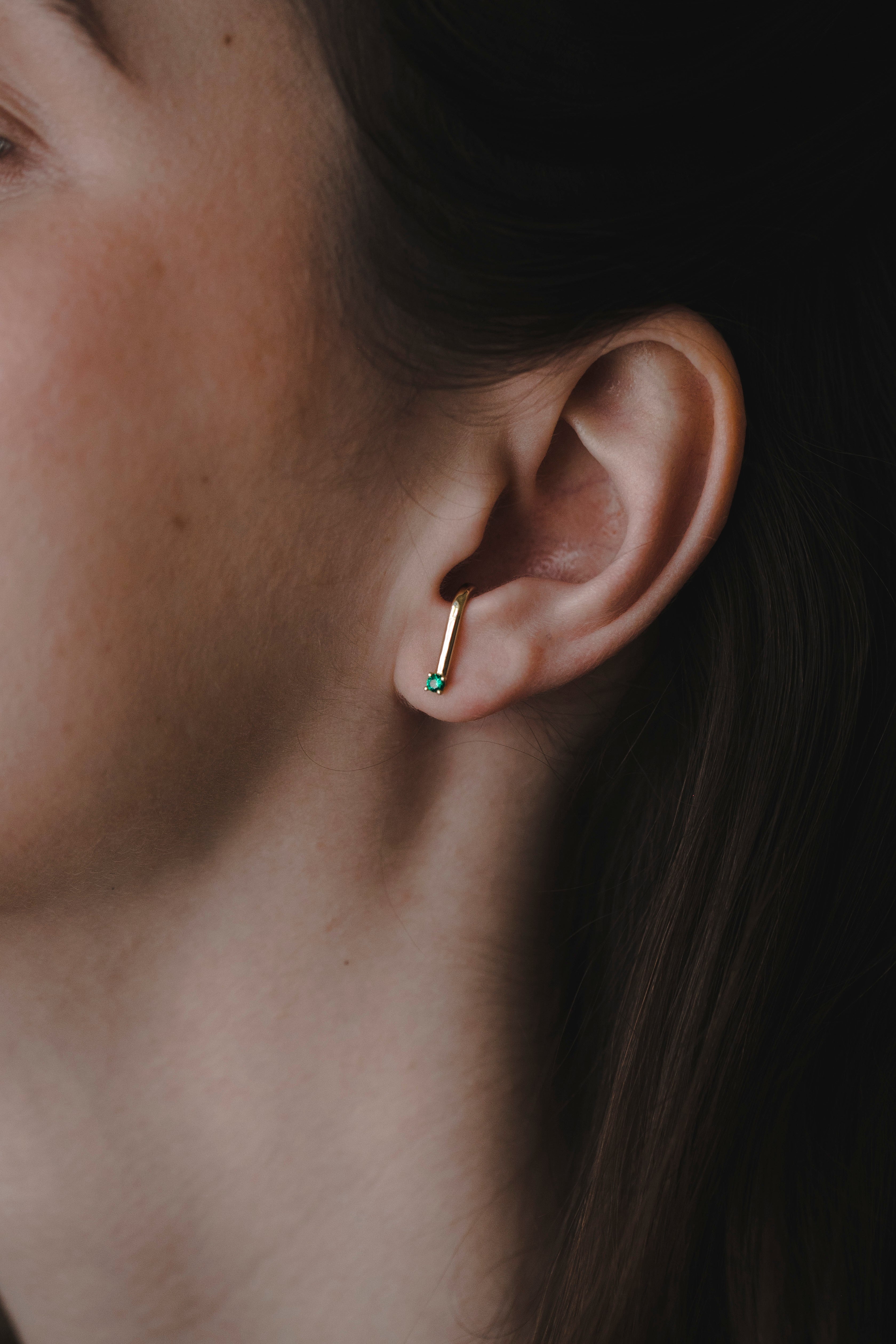 עגיל 14 - אמרלד