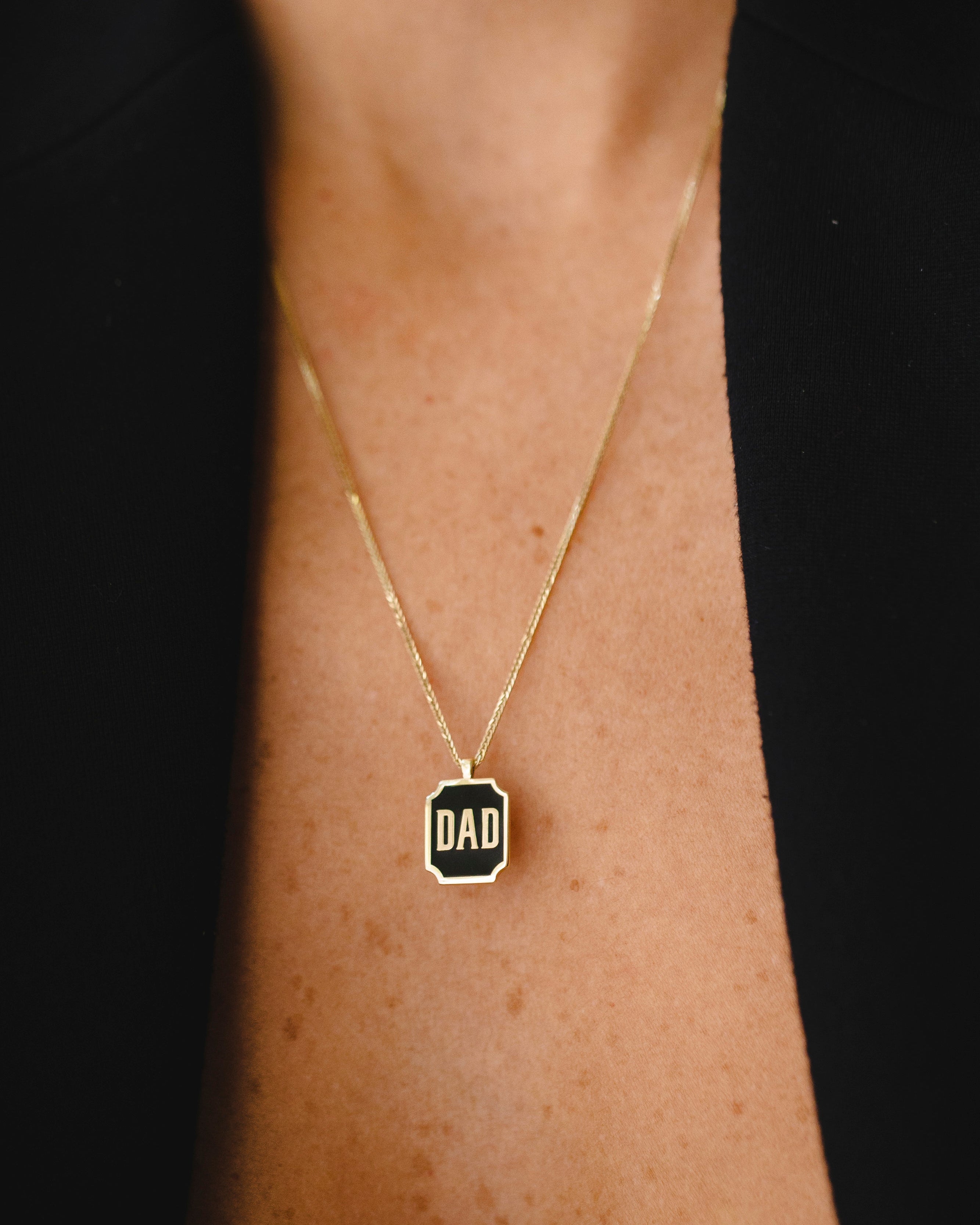 שרשרת DAD \ MOM