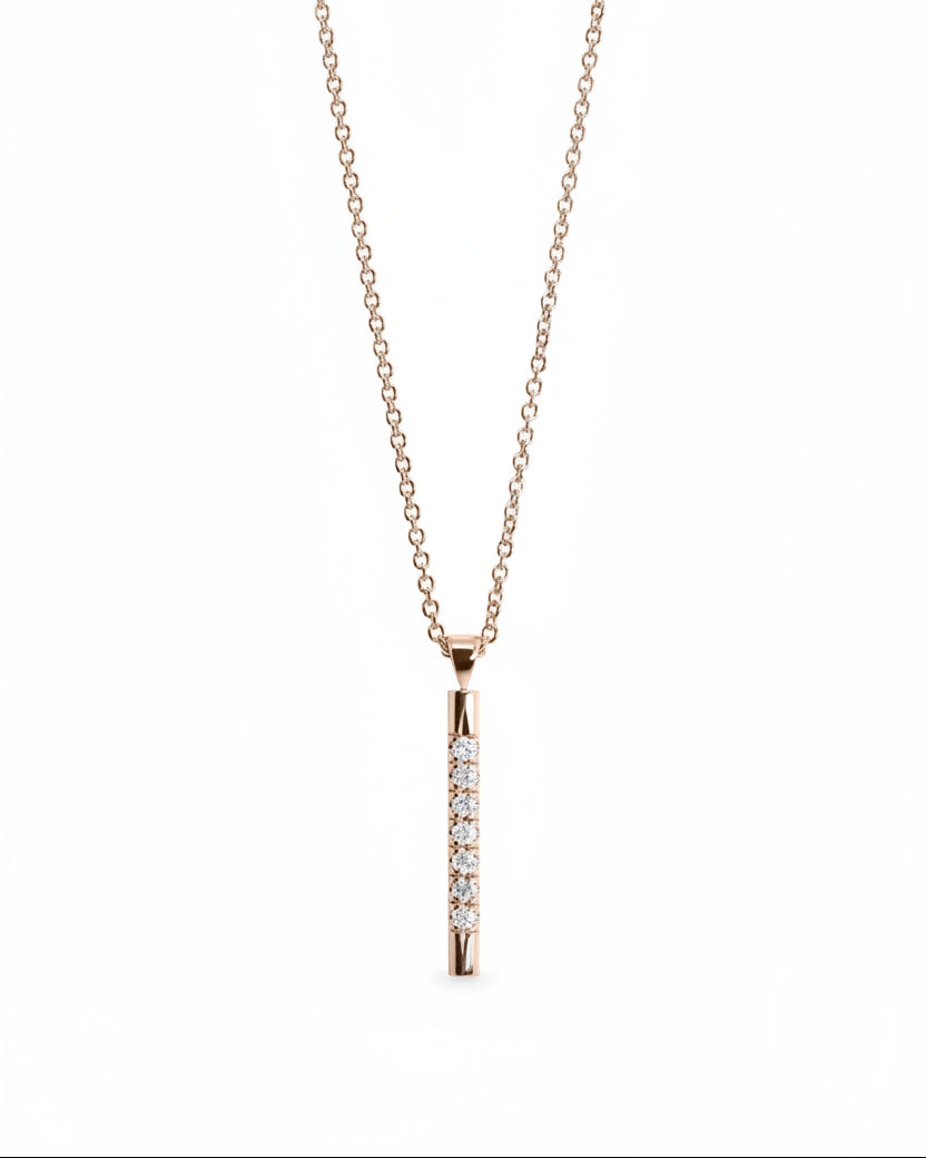 שרשרת קלייר יהלומים לבנים