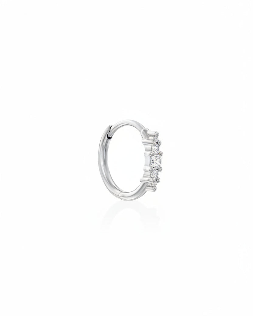 עגיל חישוק בלה מיה יהלומים