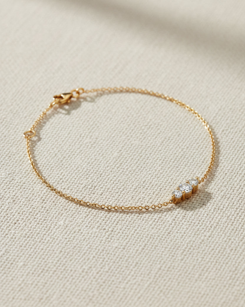 צמיד אודרי זהב ויהלומים