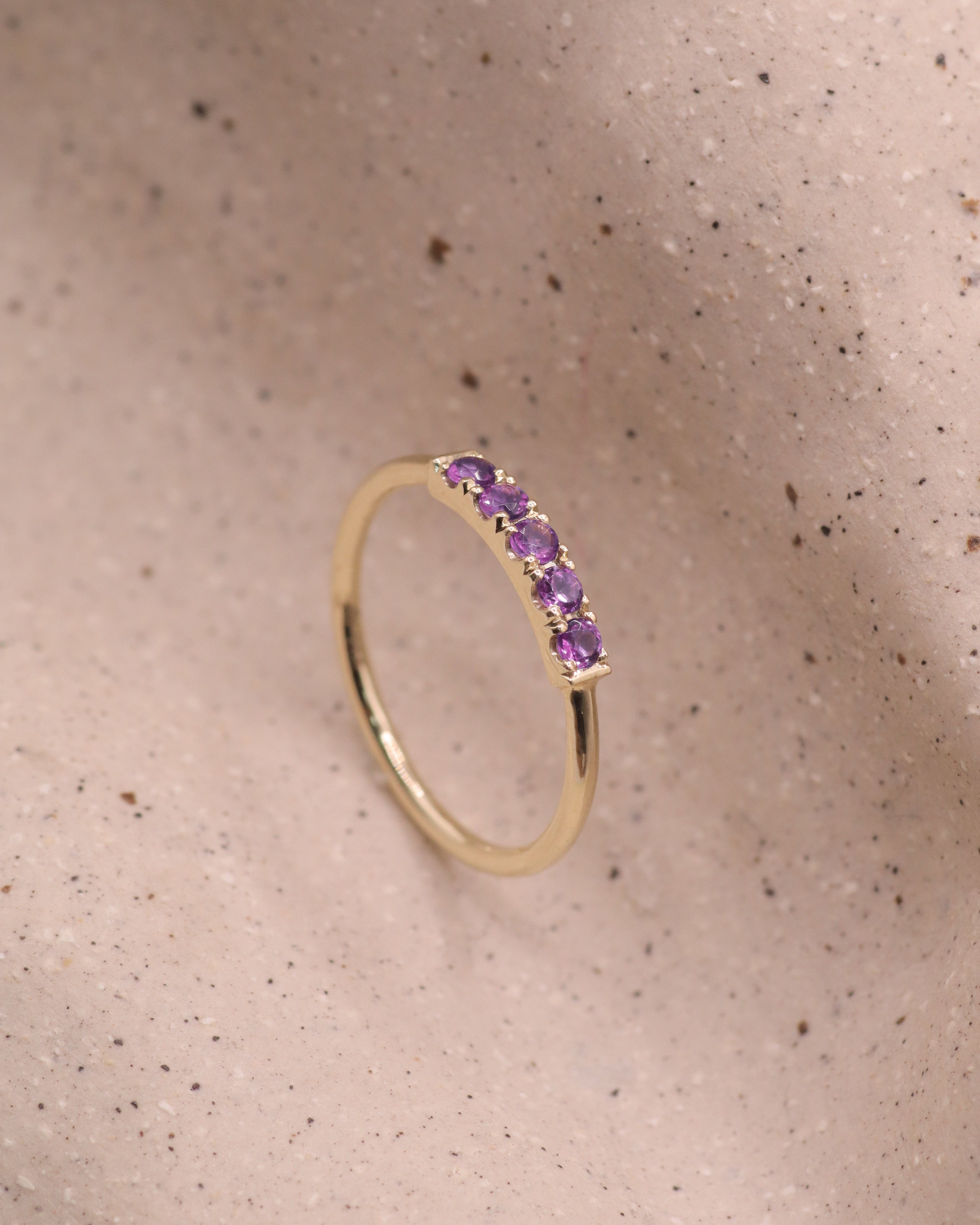 טבעת קנדי אמטיסט