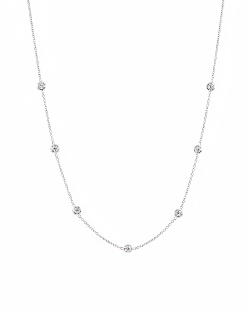 שרשרת זהב אלכס שבעה יהלומים