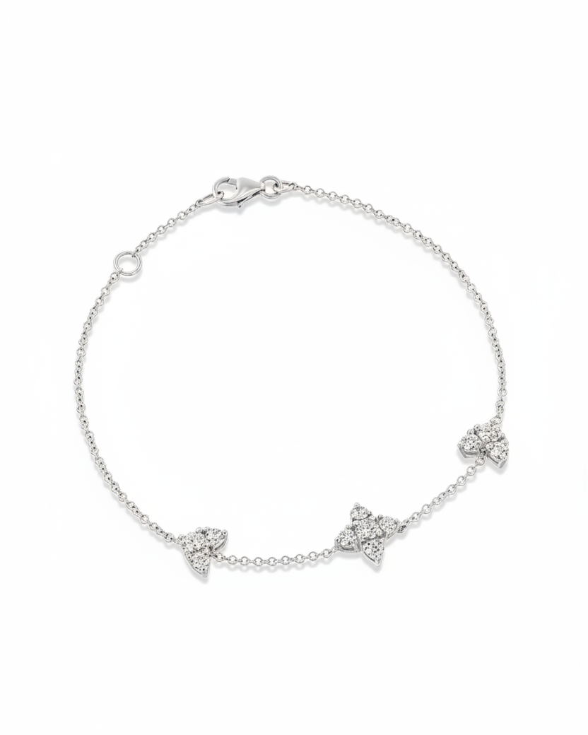 צמיד ג׳ודית יהלומים לבנים