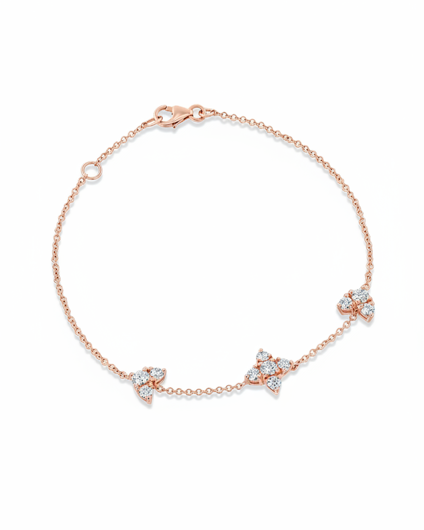 צמיד ג׳ודית יהלומים לבנים