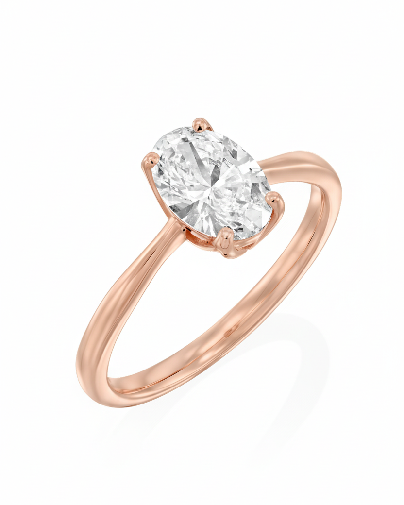 טבעת גארלנד יהלום מעבדה