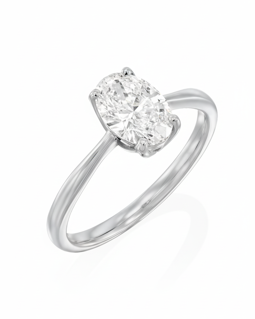 טבעת גארלנד יהלום מעבדה