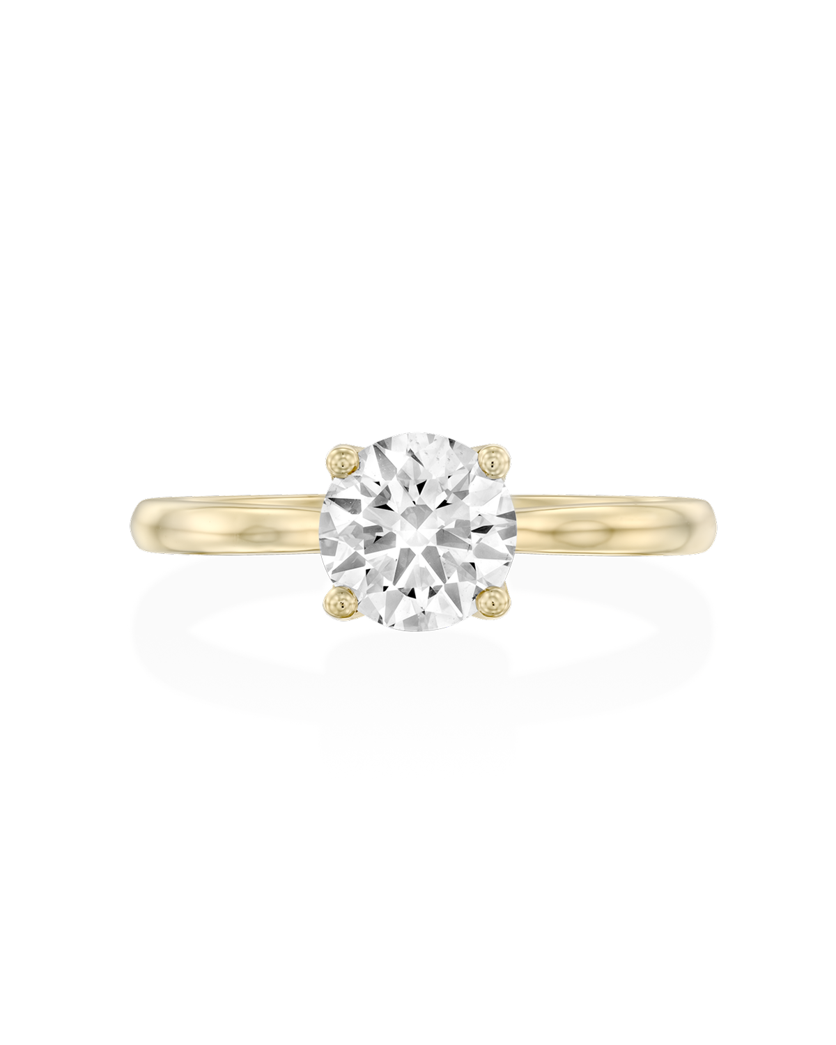 טבעת מונרו 6.5 מ״מ יהלום מעבדה