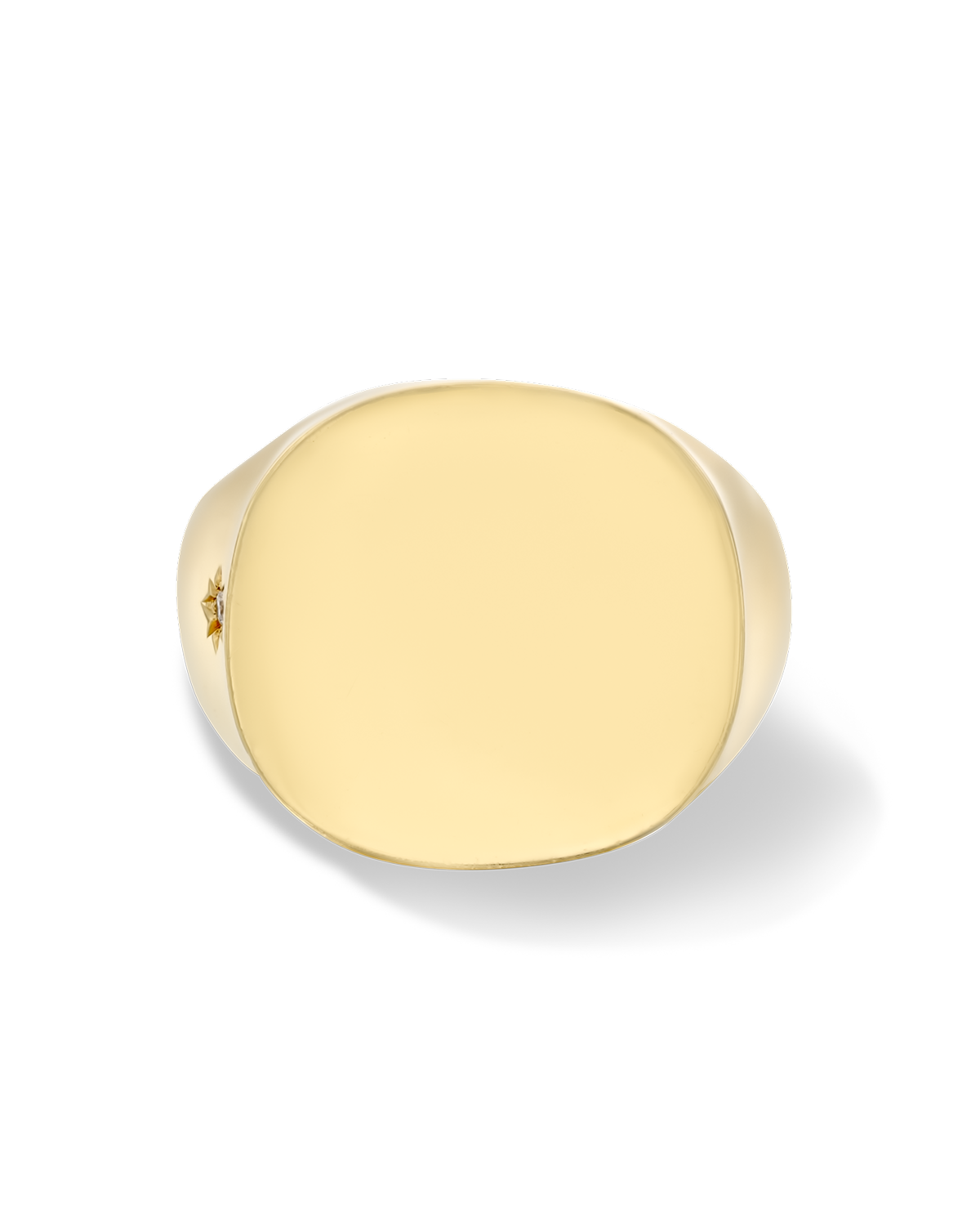 טבעת מילה עם שיבוץ כוכב על השינה