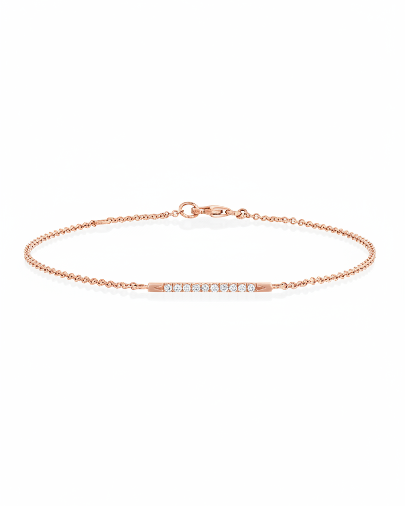 צמיד אנדריאה עם יהלומים לבנים