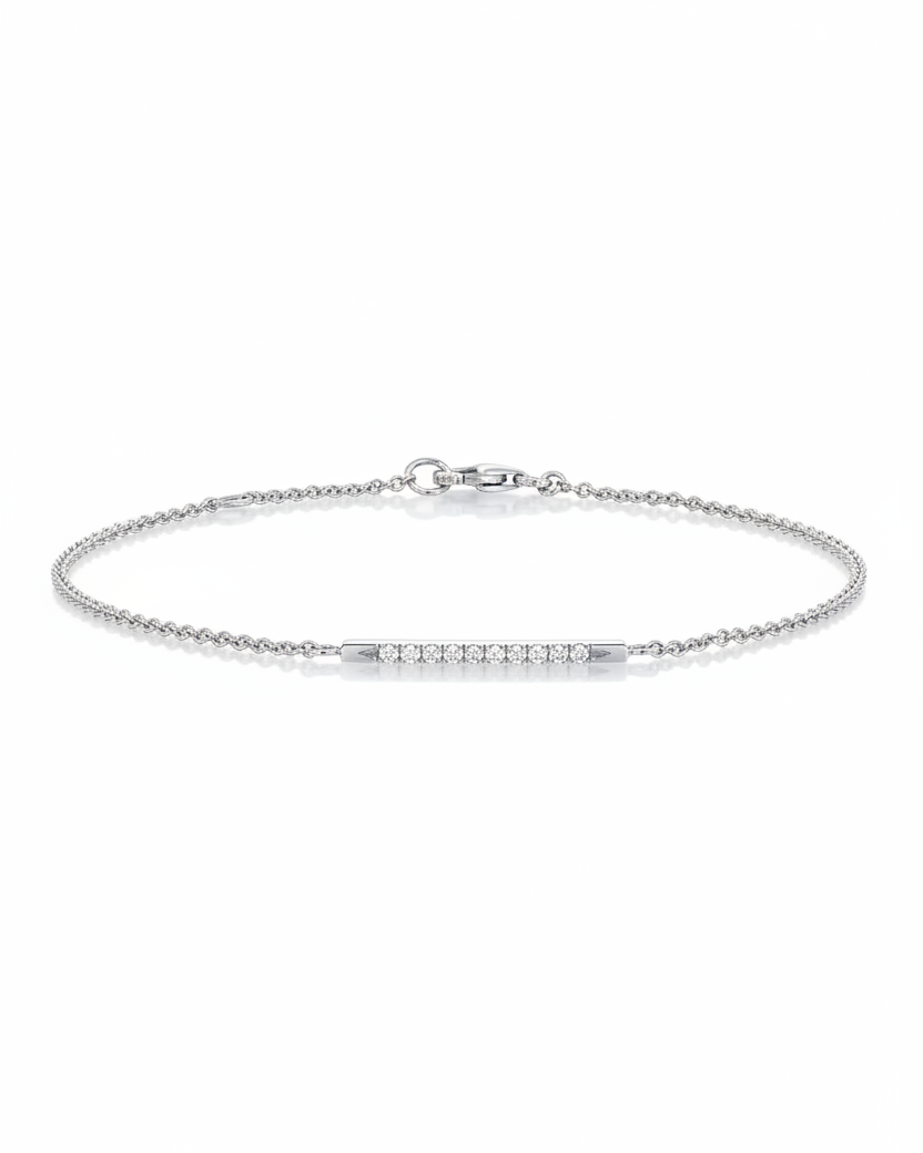 צמיד אנדריאה עם יהלומים לבנים