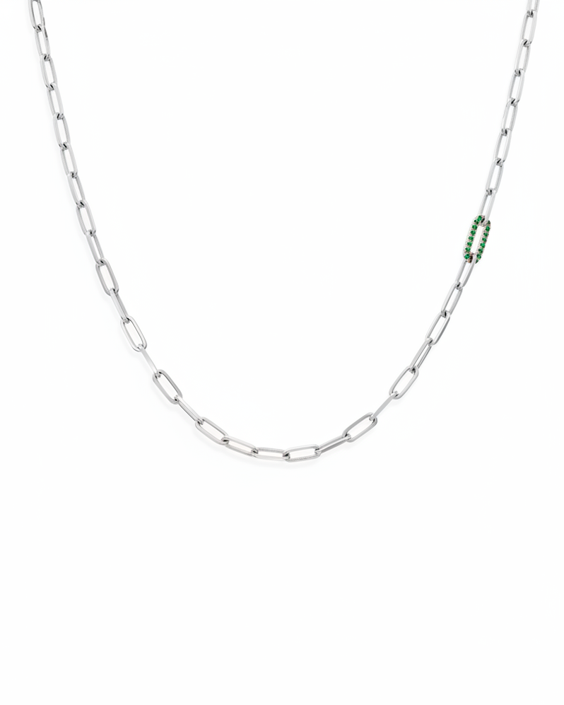 שרשרת סטייפלס אמרלד