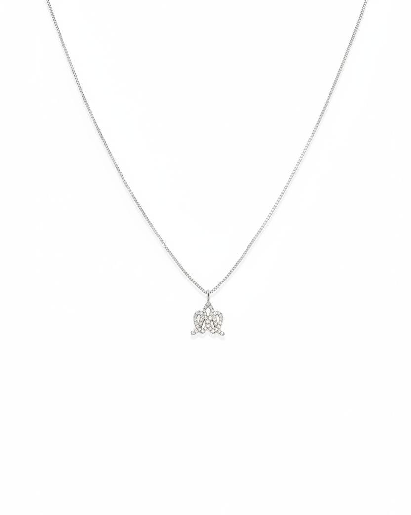 שרשרת כתר זהב משובץ