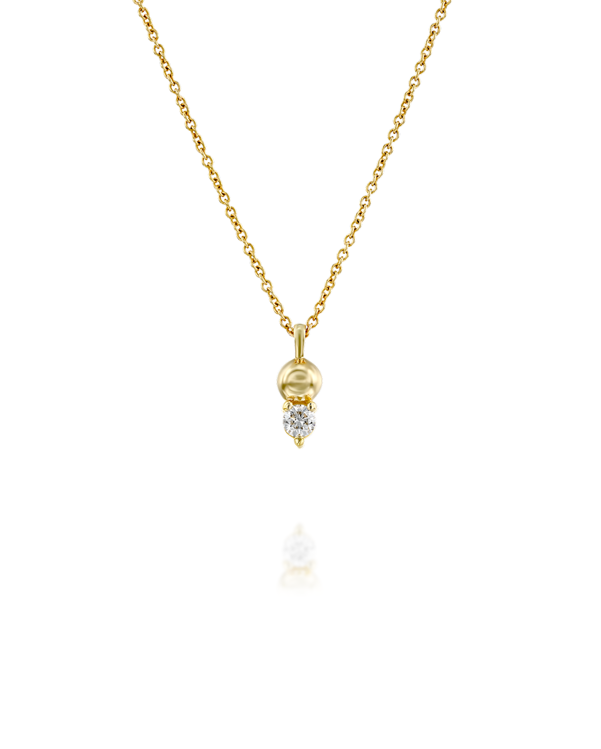 שרשרת מארי יהלום לבן