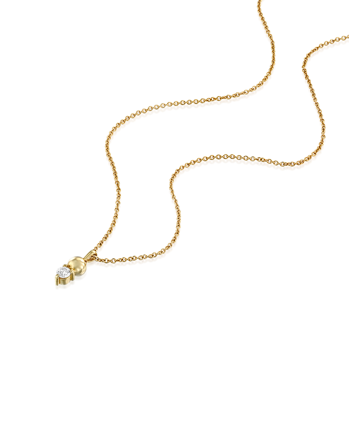 שרשרת מארי יהלום לבן