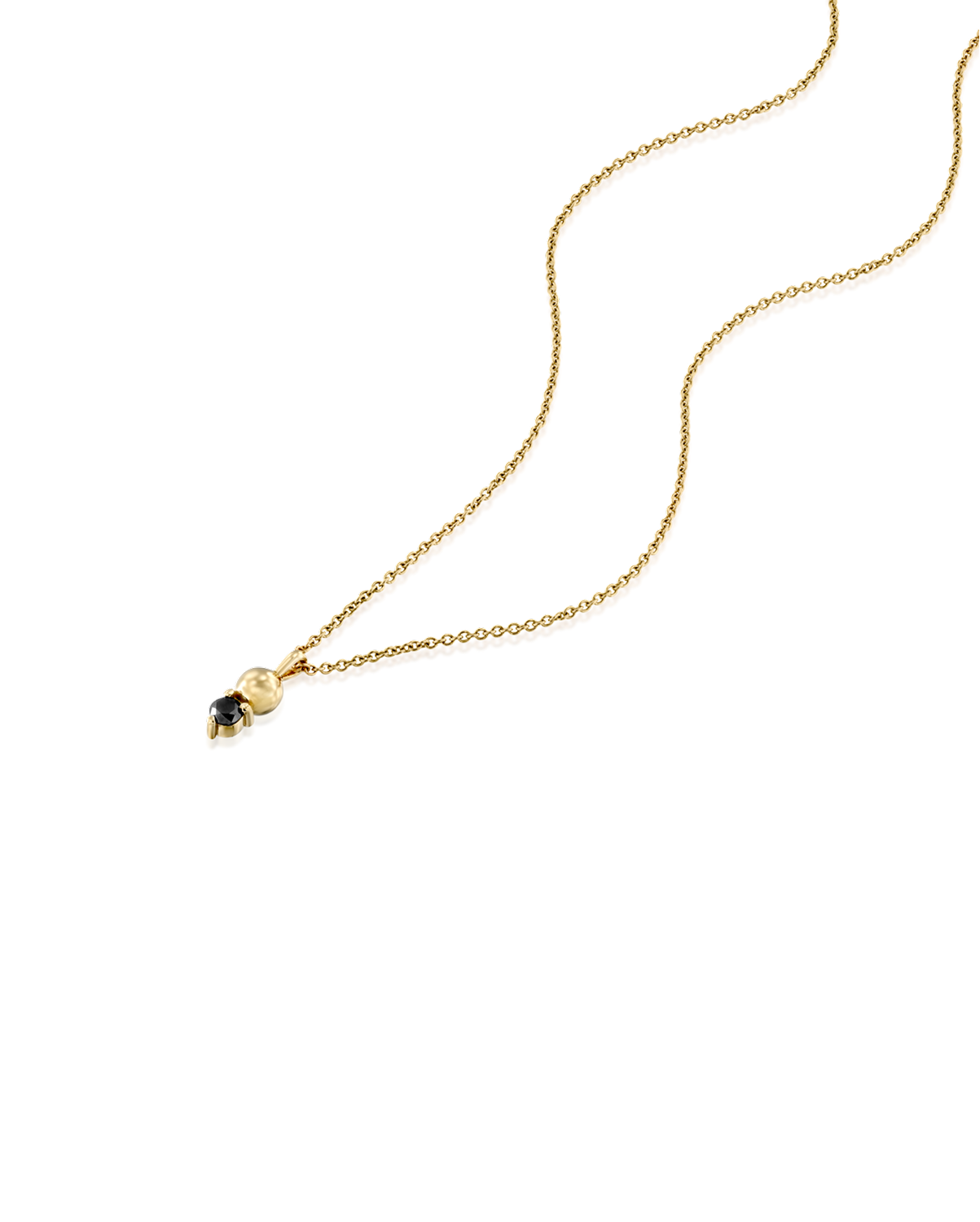 שרשרת מארי יהלום שחור