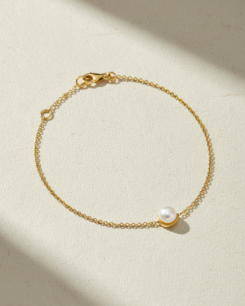 צמיד פנינה סקארלט