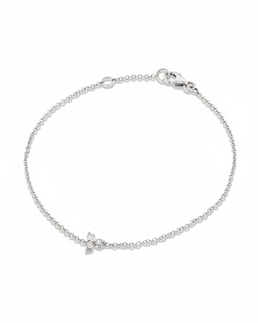 צמיד גרייס יהלומים לבנים