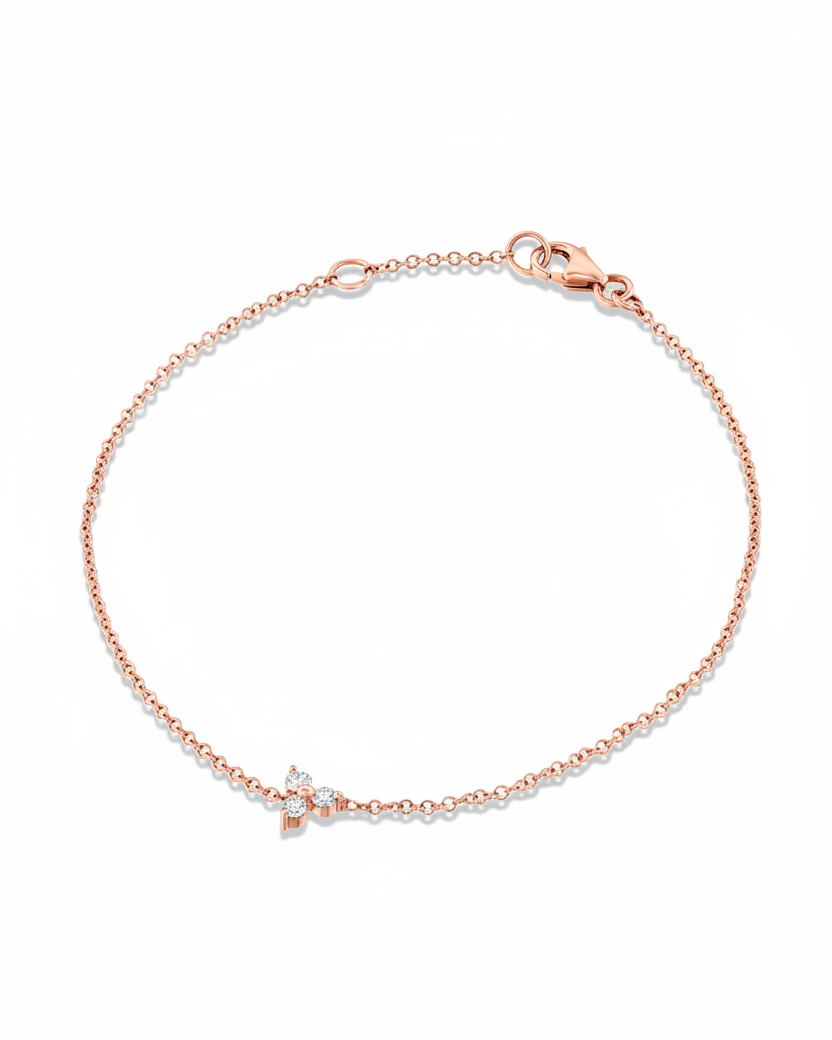 צמיד גרייס יהלומים לבנים