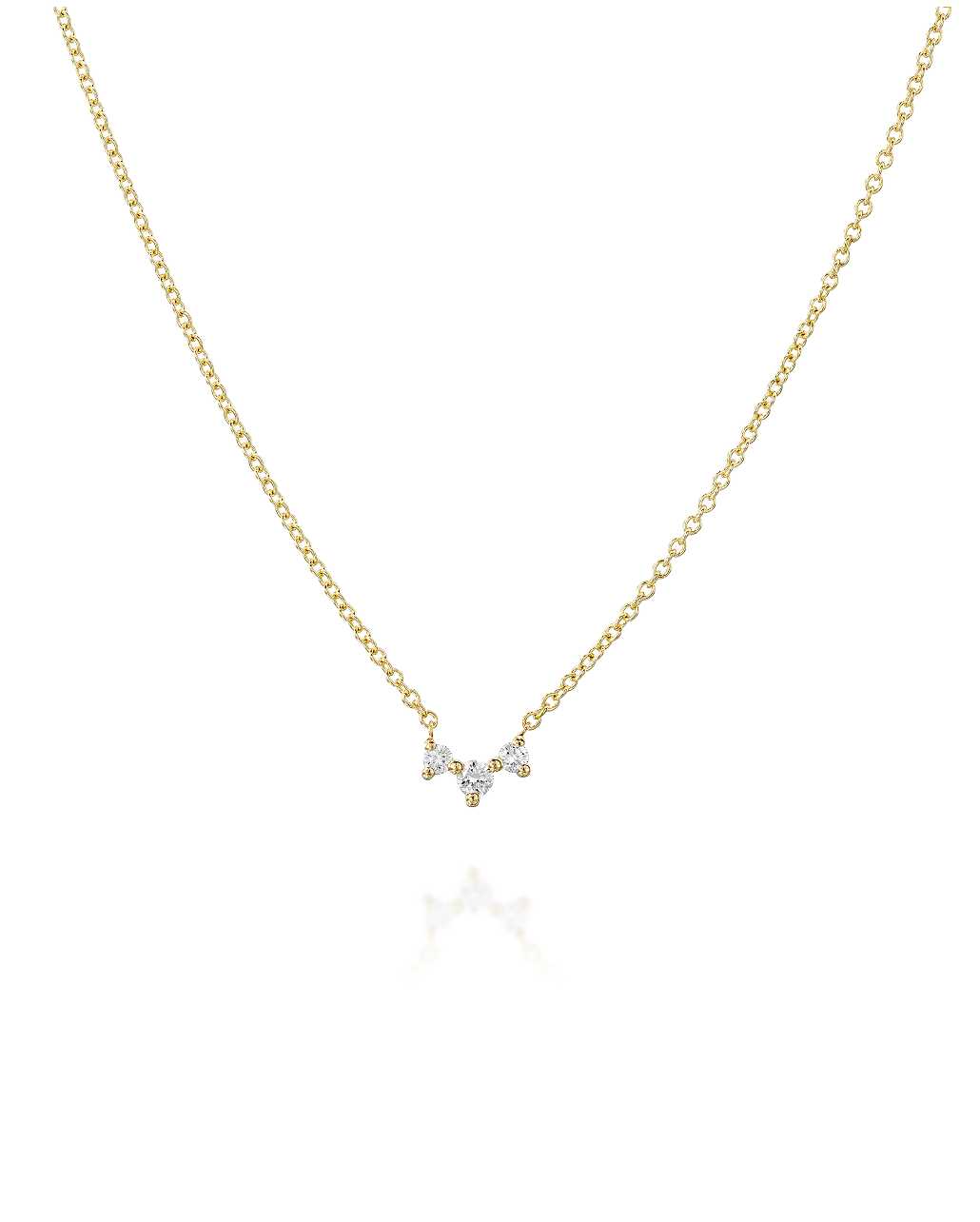 שרשרת פרידה יהלומים לבנים