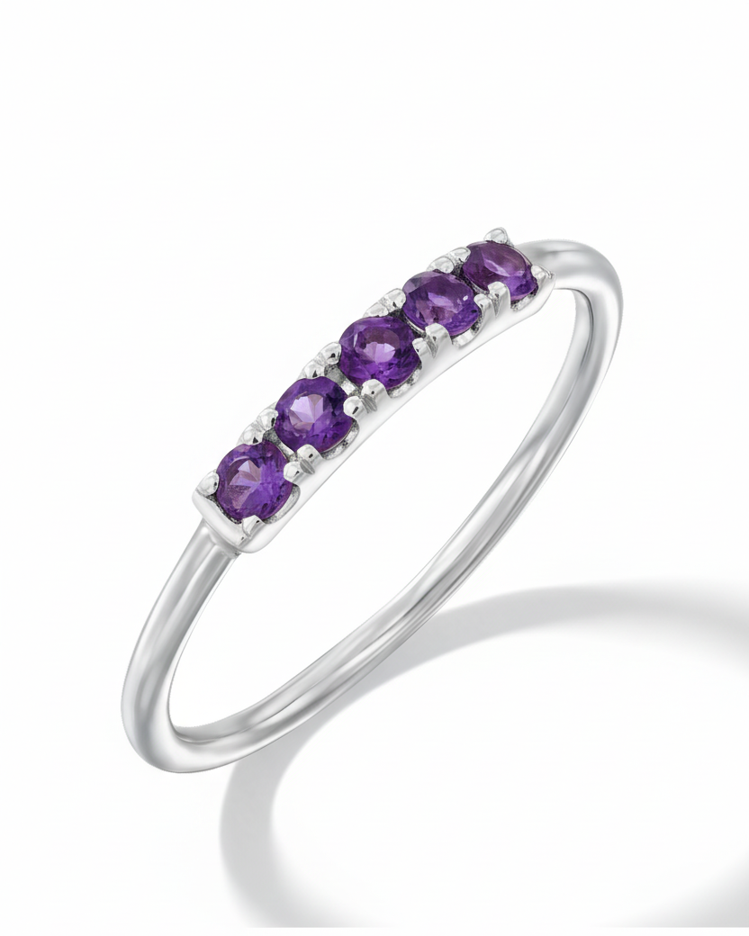 טבעת קנדי אמטיסט