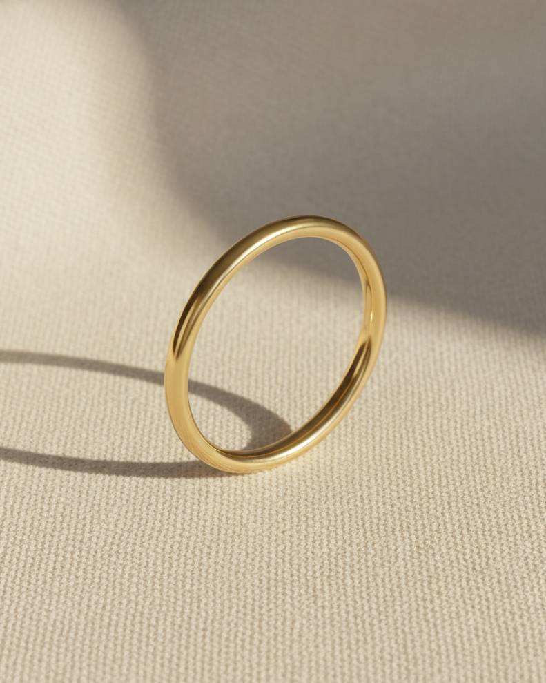 טבעת קלי חלקה