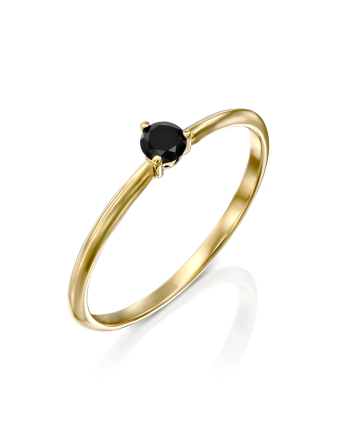 טבעת קאלו יהלום שחור