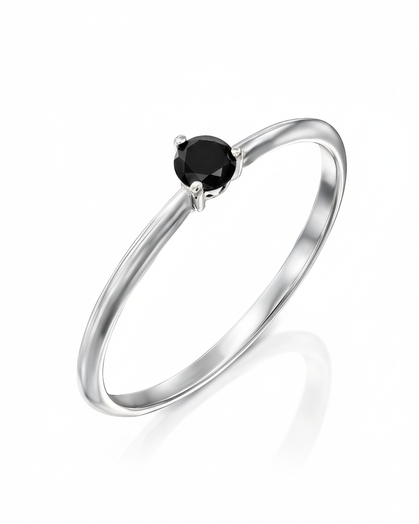 טבעת קאלו יהלום שחור