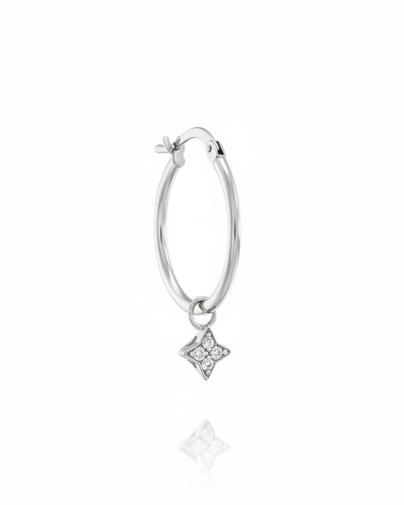 חישוק ונוס יהלומים לבנים